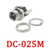 100Pcs DC005 5.5x2.1mm DC Power Supply Jack Socket Female Mount Connector DC-005 2.1mm X 5.5mm Black Barrel-Type PCB Holder