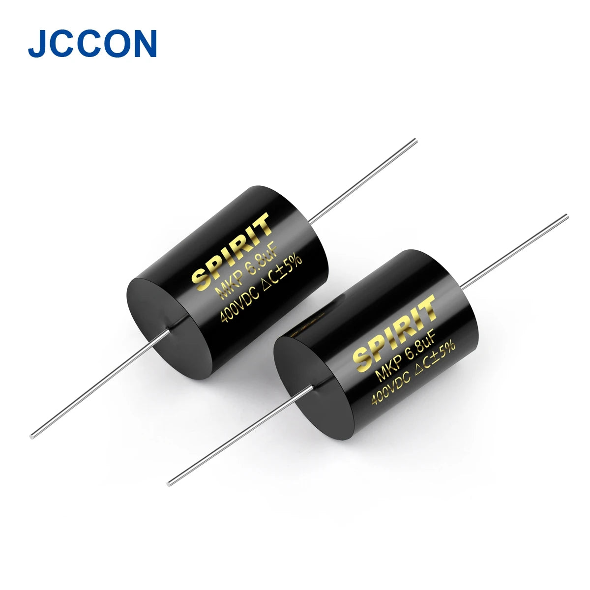 2Pcs SPIRIT Audio Capacitor MKP Audiophile Frequency-Divided Divider 400V 2.2uF 3.3uF 3.9uF 4.7uF 6.8uF 10uF For Speaker Audio