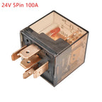 DC 12V 24V Waterproof Automotive Relay 5Pin SPDT Car Control Device 80A 100A Car Relays High Capacity Switching