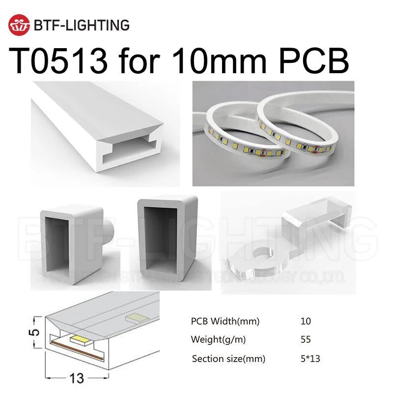 SK6812RGBW LED Neon Rope Tube WS2811 WS2812B WS2813 Flexible LED Strip Light Silica Gel Soft Lamp Tube 1m - 5m IP67 Waterproof