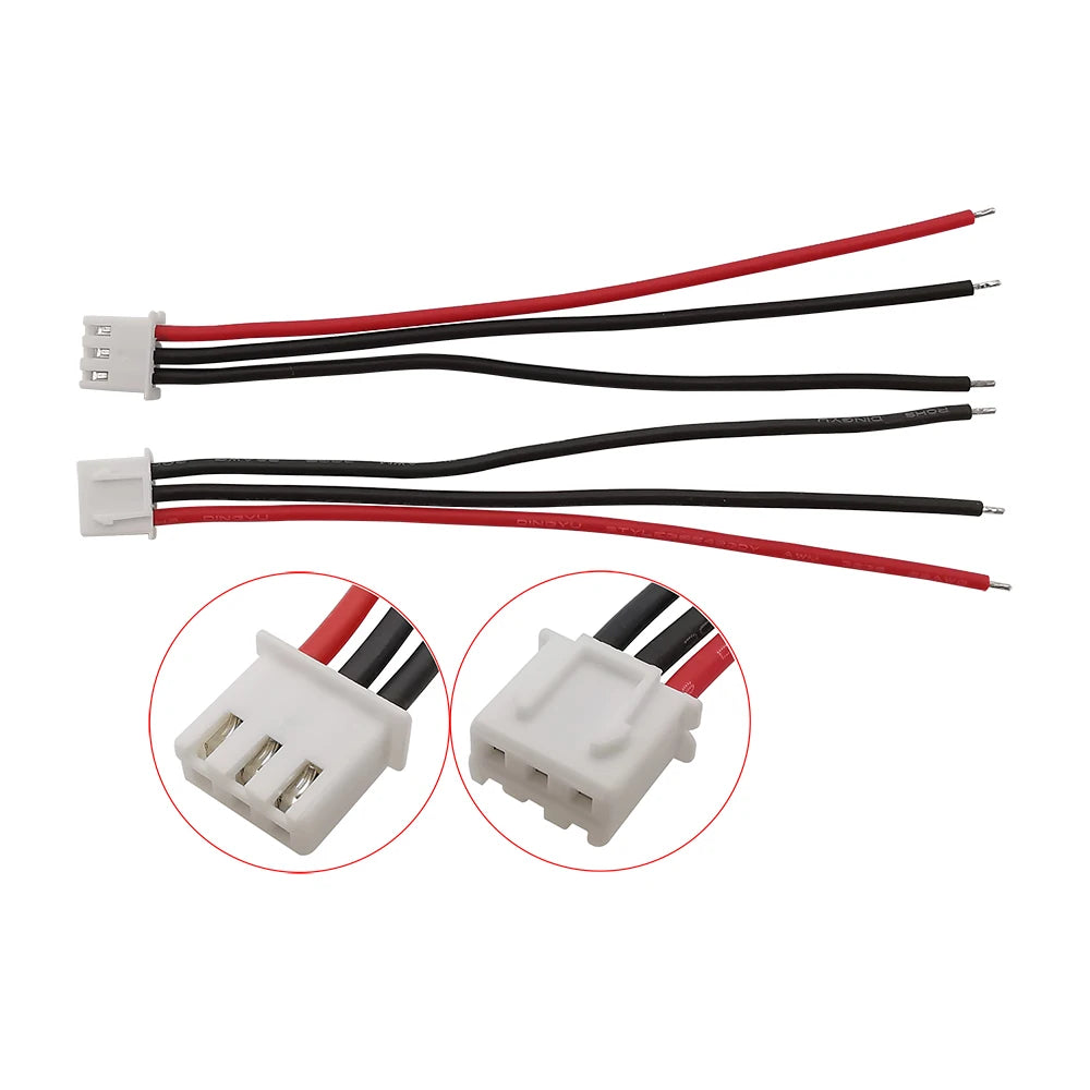5Pcs JST XH 1s 2s 3s 4s 5s 6s 7s Battery Balancing Charge Plug Silicone Wire JST XH Female Cable 200mm 22AWG for RC Parts