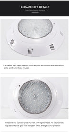 LED Swimming Pool Lights RGB AC12V 12W 18W 25W 35W 45W IP68 Waterproof Lamp with Remote Controller for pool party