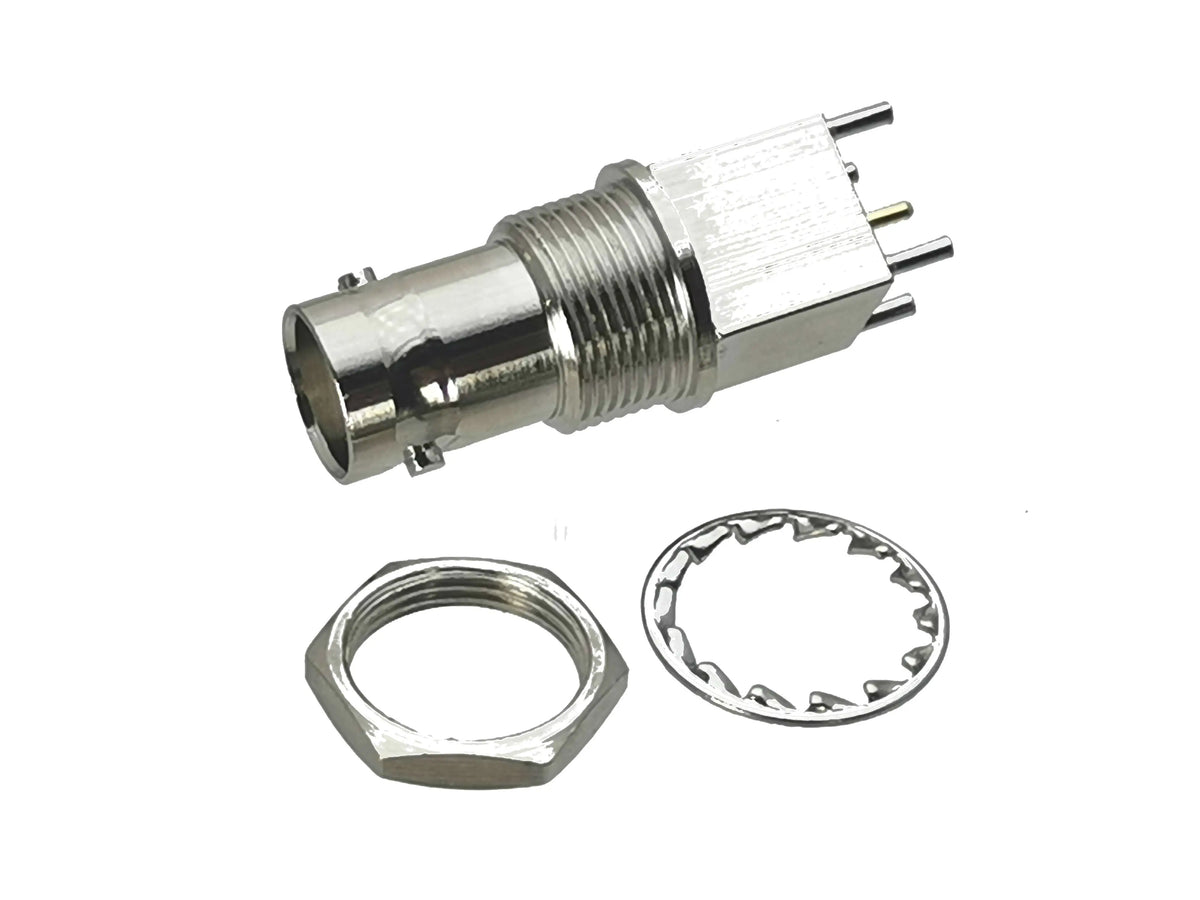 1Pcs BNC Male plug & Female jack Nut Bulkhead & Chain Solder PCB Mount & Panel Mount RF Coaxial Adapter connector