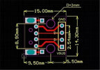 Type A USB Male To DIP 2.54MM PCB Board Power Supply DIY Adapter Converter Module 4 pin