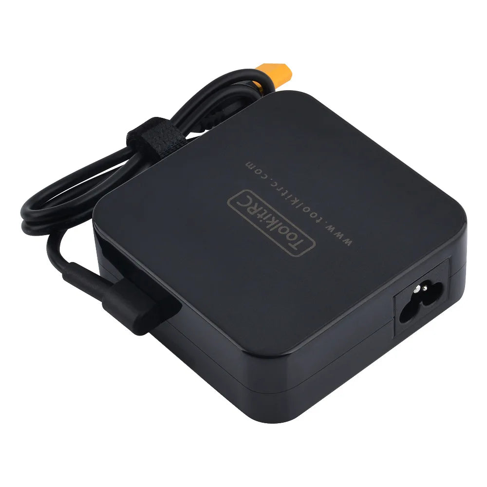 ToolkitRC M7 200W 10A Balance Charger Discharger With ADP100 for 1-6S Lipo Battery Voltage Servo Checker Receiver Signal Test