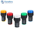 VaneAims Plastic Power Signal Lamp AD16-22DS Small LED Indicator Light Beads 12V 24V 220V Red White Green Blue And Yellow