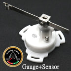 52mm 0-190ohm Waterproof Boat Marine Rudder Angle Indicator With Rudder Angle Sensor 7 color Backlight for Car Truck 12V/24V