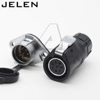 XHE20,  IP67 2/3/4/5/6/7/8/9/10/12 pin Waterproof connector, M20 Panel mount power cable connector male(socket) and female(plug)