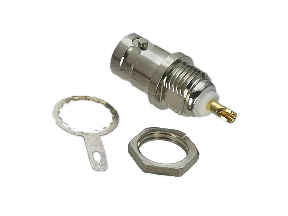 1Pcs BNC Male plug & Female jack Nut Bulkhead & Chain Solder PCB Mount & Panel Mount RF Coaxial Adapter connector