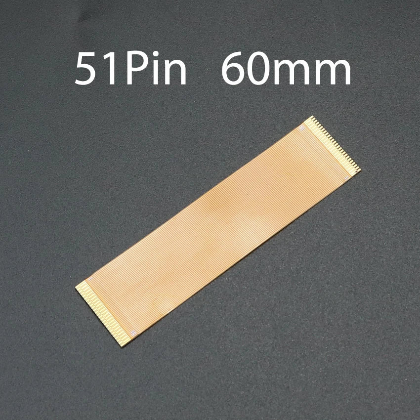 1pcs FPC Flexible Cable 13 21 23 25 27 31 33 39 45 51 Pin FFC FPC Flexible Flat Cable Pitch 0.3mm Same Direction Length 20-200mm