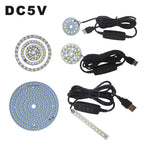DC5V Dimmable LED Chips 5730 SMD LED Lamp 5W 6W 10W LED Light Beads White Warm White DIY Light Adjustable LED Bulb USB Dimmer