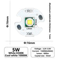 LED 3535 5050 1-3W 5-6W 10W 18W LED Light Emitter Diode For LED Flashlight Lamp Bead White 6500K 10000K
