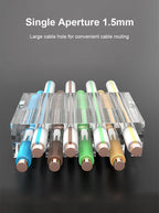 CAT7 Shielded 10Gbps STP RJ45 Modular Plug Connector with Load Bar, 50μ Gold-plated Support 23-26AWG