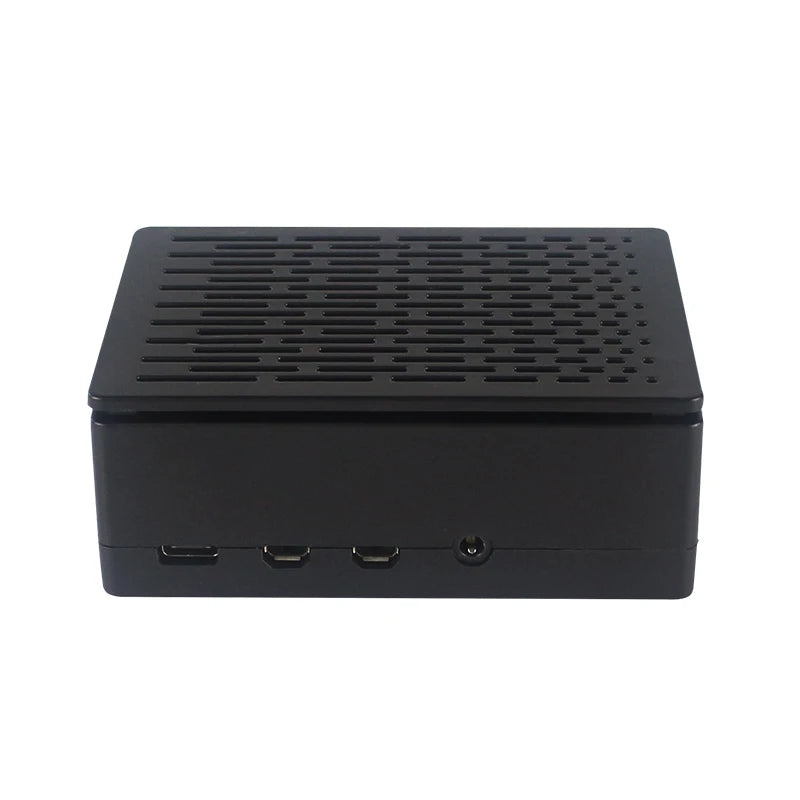 Raspberry Pi 4 Model B ABS Case Black Dual Use Shell Prectective Box with Cooling Fan for Pi 4 also support 3.5 inch Screen