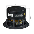 AIYIMA 1Pcs 4 Inch Subwoofer Speaker HiFi Home Theater Glass Fiber Cone Audio Speaker 4 8 Ohm 80W Loudspeaker