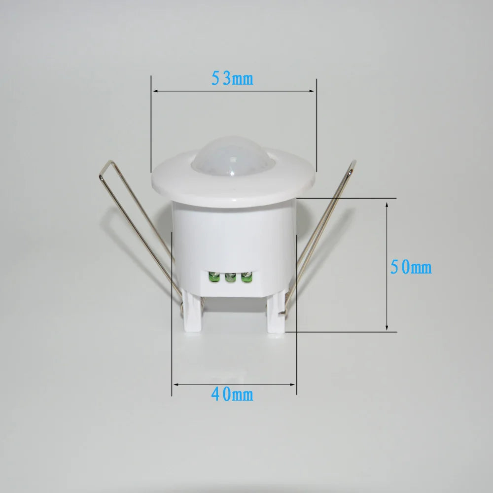110-220VAC Indoor Ceiling Infrared Switch for Lamp Human Movement Detect Smart Home Control Wire PIR Motion Sensor