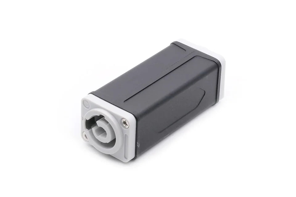 1pc New Arrival LED PowerCon AC Coupler Adapter Extender connector High quality Speakon Panel mount straight adapter
