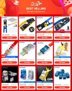 Easy Pass Thru RJ45 Crimper RJ45 Crimping Tool Cat5 Cat5e Cat6 Pliers Cutter Stripper for RJ45 RJ12 8P 6P Pass Through Connector