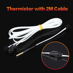 3DSWAY 3D Printer Parts HT-NTC 100K ohm B3950 Thermistor Cartridge Sensor with SM Plug High Temperature for E3D V6 PT100 Hotend