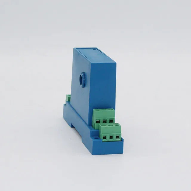 Ampere Transmitter 1A 5A 10A 15A 20A 30A 50A Current Transducer 0-10V 0-5V 4-20mA Output Din-Rail 8mm Perforation