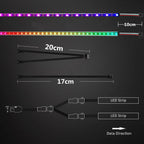 Addressable ARGB 5V LED Strip 3Pin Computer PC Case Tape Light WS2812B SMD 5050 Flexible Changeable Color Gamer Desktop Lamp