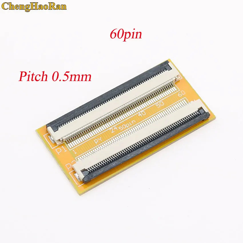 ChengHaoRan 1pc FPC FFC Flexible Flat Cable Extension Board 0.5 Pitch 6pin 10pin 12pin 24pin 30pin 40pin 50pin 60pin Connector