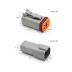 2-12 Pin DT Deutsch Series Waterproof Auto Connector Kits Solid Contacts With Crimping & Removal Tools DT06-2S DT04-2P DT06-3S