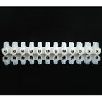 Plastic Terminal Block Wire Connector 5A 10A Dual Row 12 Positions Screw Terminal Block Cable Connector Electric Barrier Strip