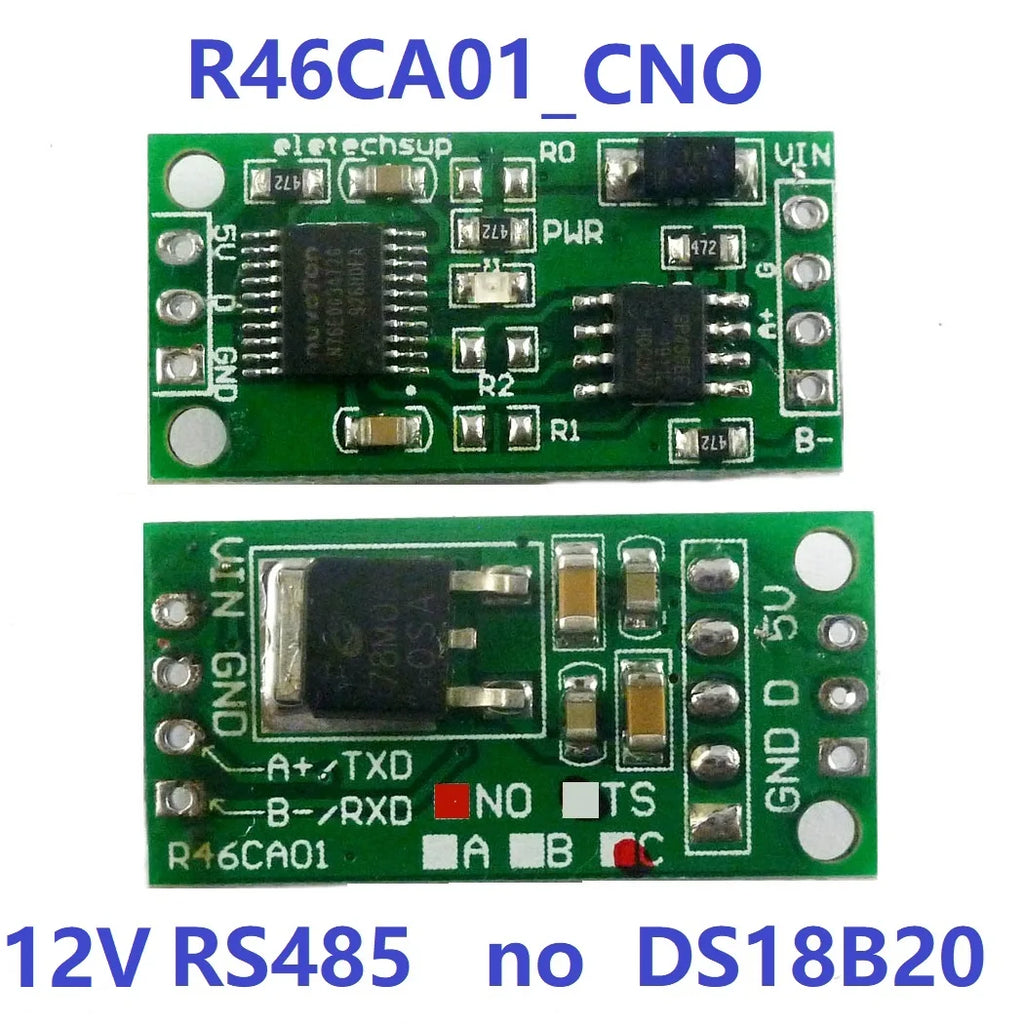 DC 3.7-25V DS18B20 RS485 RS232 TTL Modbus Rtu Temperature Sensor Remote acquisition monitor Digital Thermometer Module