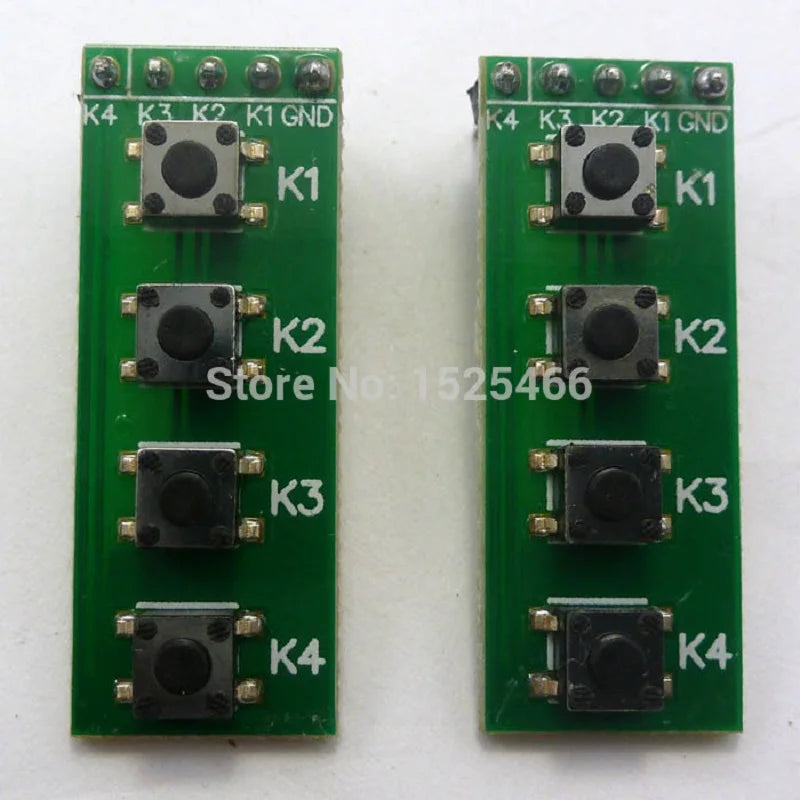 2pcs 4 Key MCU Keyboard Matrix for Arduino MEGA2560 DUE Button Banana Pi Breadboard Switch FPGA CPLD STM32