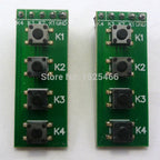 2pcs 4 Key MCU Keyboard Matrix for Arduino MEGA2560 DUE Button Banana Pi Breadboard Switch FPGA CPLD STM32