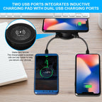 Fast Wireless Charger Pop-up Desktop Embedded Fast Wireless Charger With USB Port 30W Universal For Iphone Xiaomi Smartphone