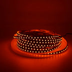 led strip lights decoration for wall bedroom True Orange no Amber Yellow 3528 5050 SMD 12V Car Tail Lamp Stop Light Indicator
