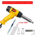 750W hot air gun Heat Gun Adjustable temperature welding gun Auto plastic pipe welding repair tool 100-600 degrees