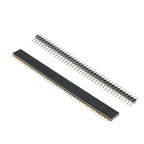 10Pcs-2Pcs 40 Pin 1x40 Single Row Male and Female 2.54 Breakable Pin Header PCB JST Connector Strip for Arduino Black