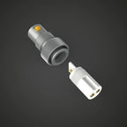 Viborg GX16 GX12 2Pin Female L88-93 Circular Aviation Socket Plug Wire Panel Connector with Plastic Cap Connector 5A 125V