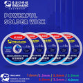 5pcs/lot MECHANIC Desoldering Braid 1.0/1.5/2.0/2.5/3.0/3.5/4.0mm 1.5M Length Welding Solder Remover Wick Wire BGA Repair Tools