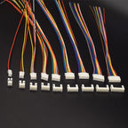 10 Sets Mini Micro JST 2.0 PH Male Female Connector 2/3/4/5/6/7/8/9/10-Pin Plug With Terminal Wires Cables Socket 200MM 26AWG
