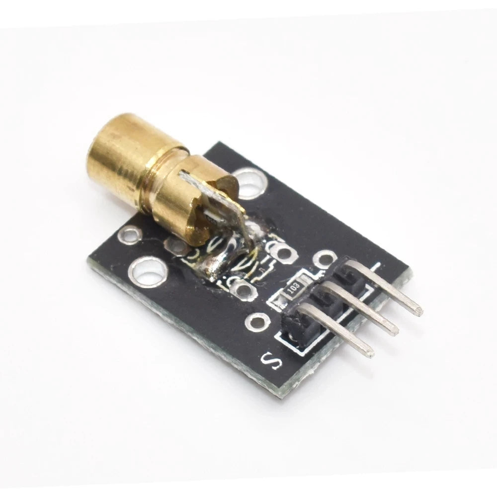 Smart Electronics New KY-008 3pin 650nm Red Laser Transmitter Dot Diode Copper Head Module for Arduino AVR PIC DIY Free Shipping