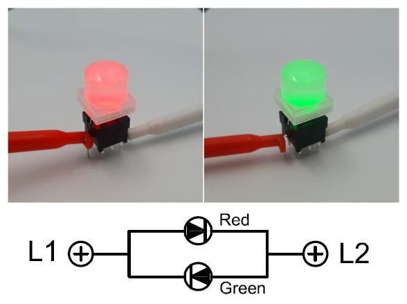 Honyone TS6-A Series Round Top 10mm Cap With LED 6+2 Pin DPDT PCB Mount Mini Push Button Switch