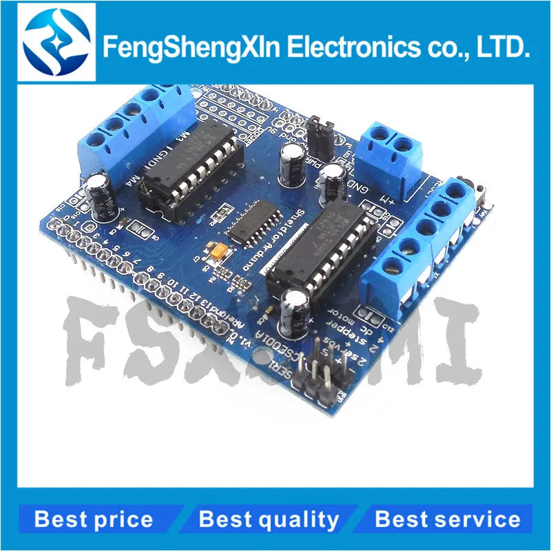 L293D Motor Drive Shield dual for arduino Duemilanove, Motor drive expansion board motor control shield