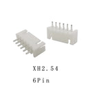 50Pcs XH 2.54 2.54mm Pitch Pin Header Housing Connector JST XH2.54 2P 3P 4P 5P 6P 7P 8P 9P 10 Pin Male Straight Pin For PCB