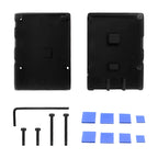 Raspberry Pi 3B Plus Aluminum Alloy Case Passive Cooling Heat Sink Armor Heat Dissipation Metal Shell for Raspberry Pi 3 Model B