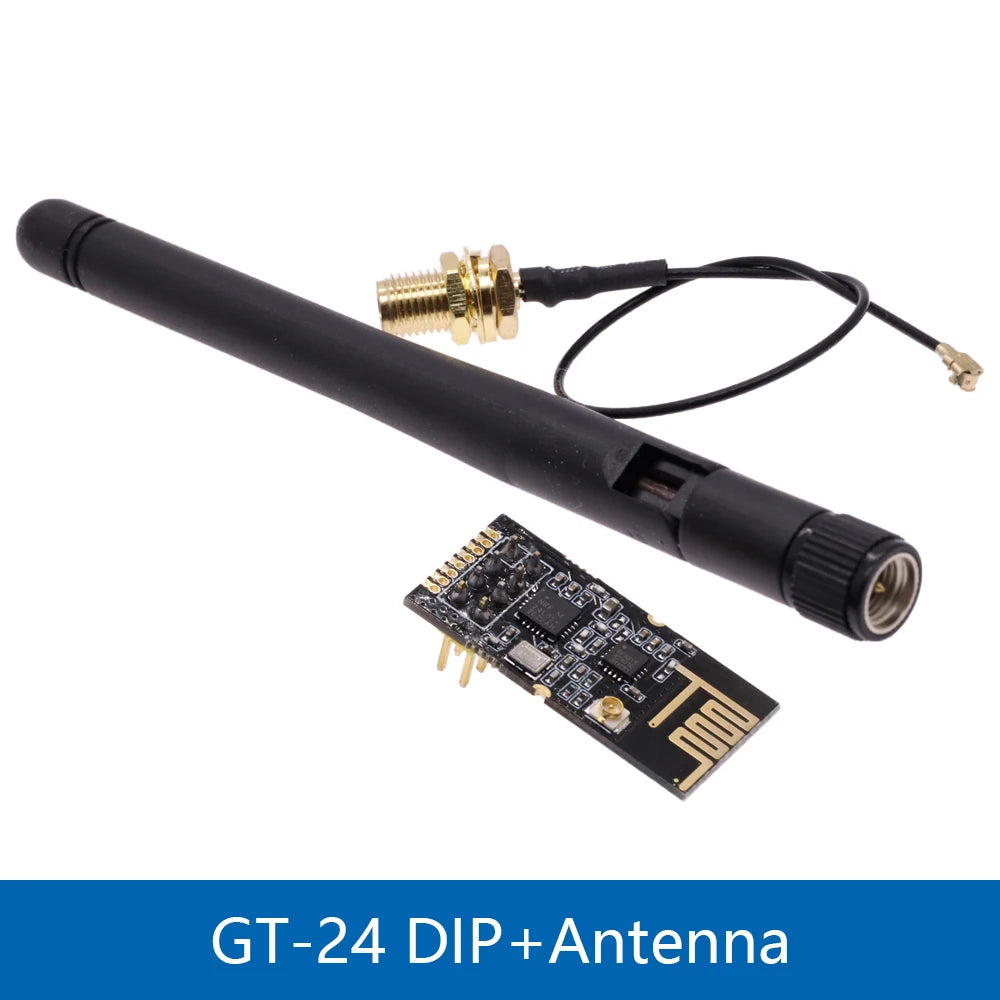GT-24 2.4G 1100 Meters NRF24L01+PA+LNA Wireless Transceiver Communication Modules For Arduino Support 51 STM8 STM32 Board