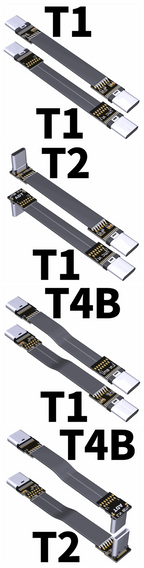 FPV USB3.1 Type-C USB-C FPC Ribbon Extension cable Multicopter Aerial Photography male/male flat cable Gen2 3CM 5CM 10CM 1M 2M