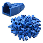 100pcs Colorful Cat6 Cat5 Ethernet Network Cable RJ45 Connector Caps Strain Relief  Boot