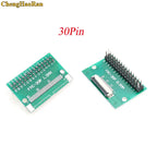 1pcs 4P-- 50P 0.5mm Pitch Connector SMT Adapter to 2.54mm 1.00 Inch Hole FPC FFC Cable Welded Board + Double Row Straight Pin
