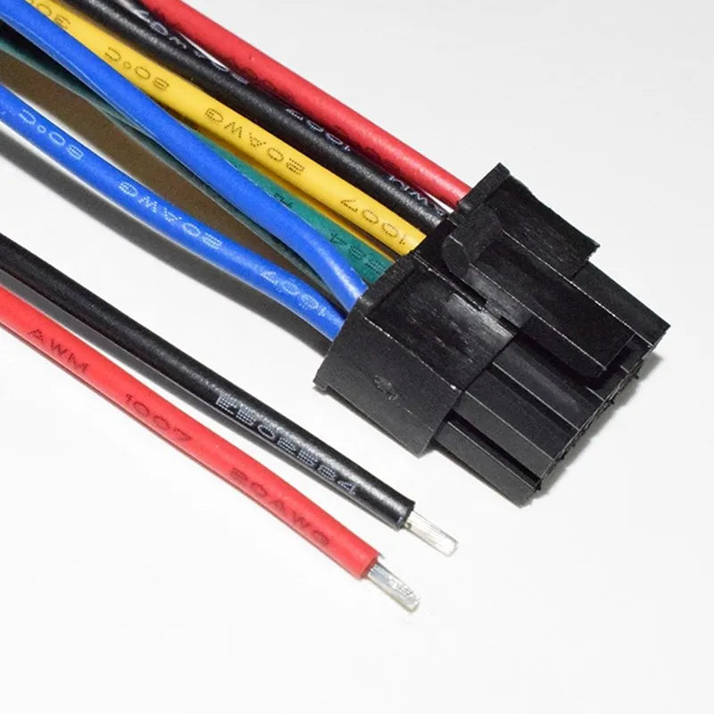 5PCS Molex 3.0MM Cables 20cm 20AWG Small 5557 5559 Male Female Air Docking Electronic Cable, MX3.0 43025 Terminal Line