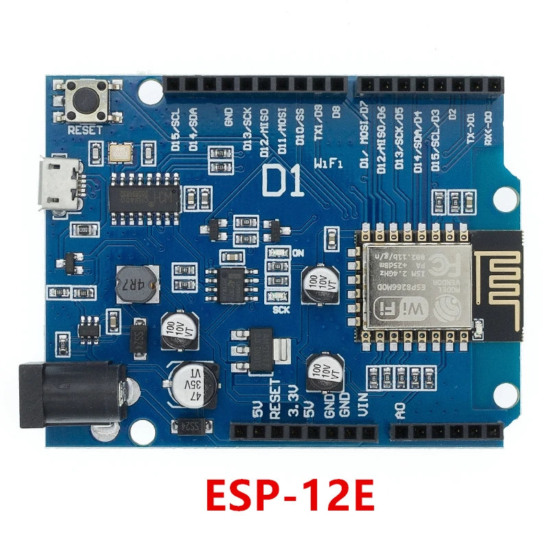 ESP-12E ESP-12F D1 WiFi uno based ESP8266 shield for arduino Compatible IDE