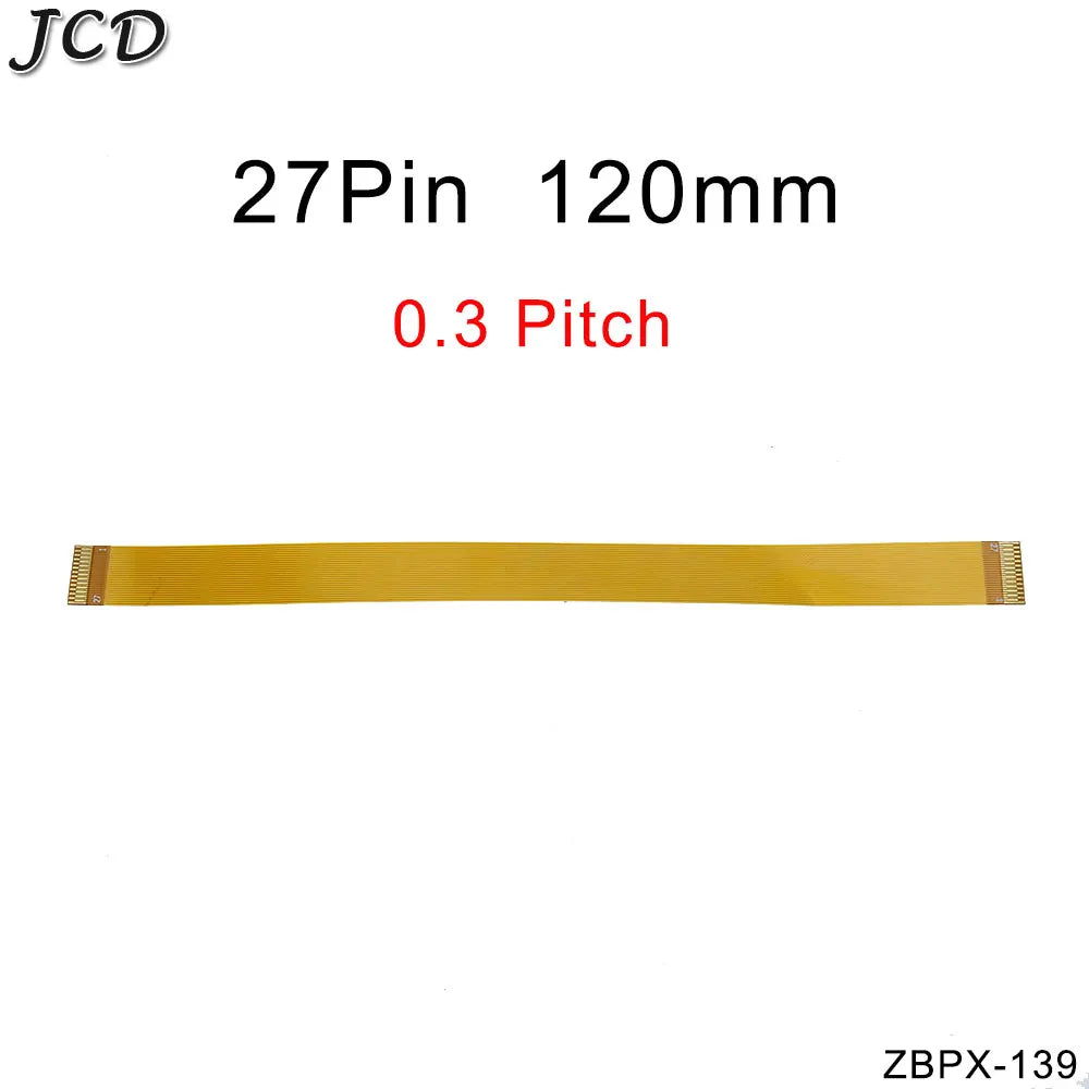 JCD 0.3 mm Pitch 13 21 23 25 27 21 33 39 45 51 Pin FFC FPC Flexible Flat Cable Forward Direction  FPC Connector cable